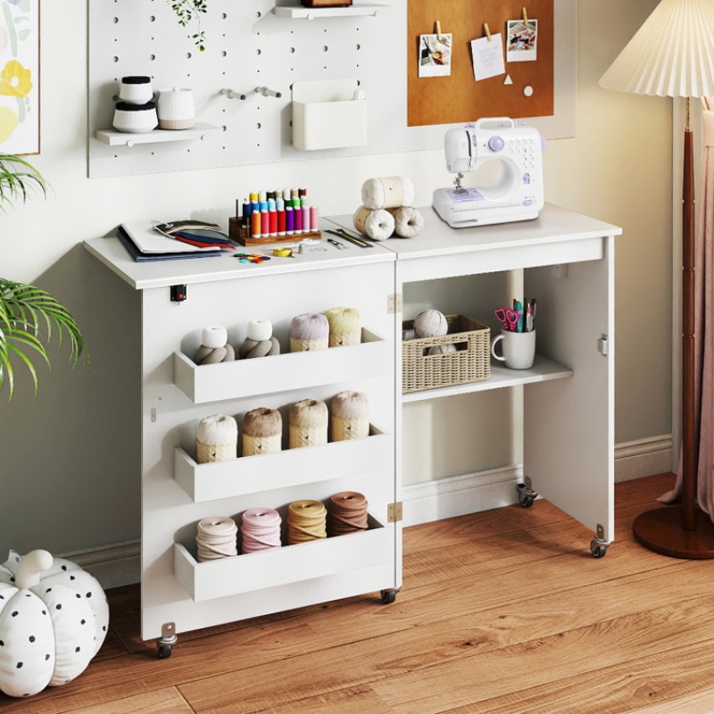 Sewing Machine And Table Set With Charging Station