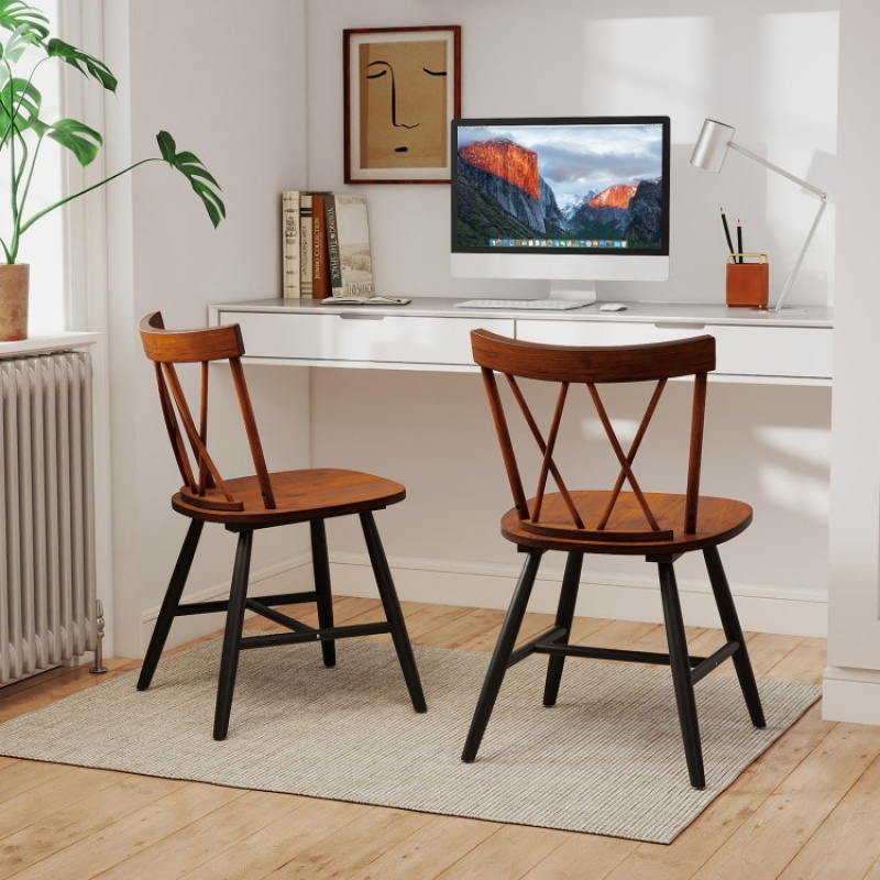 Farmhouse Kitchen Dining Chair Set of 2