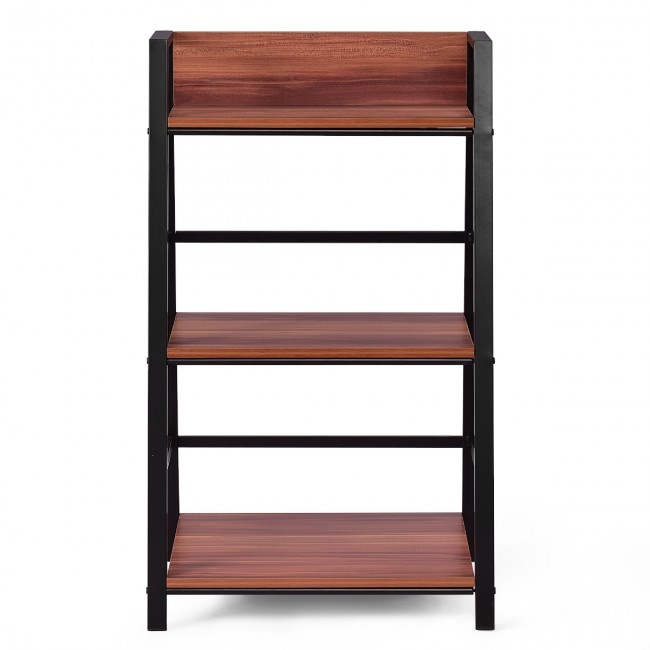 3Tier Home Office Ladder Shelf Bookshelf Plant Display Stand Storage Shelves