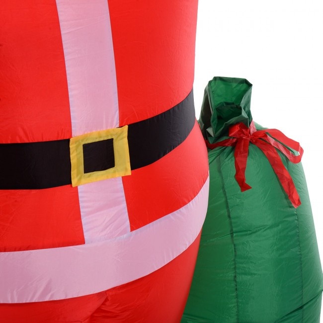 8 Feet Airblown Inflatable Christmas Xmas Santa Claus Gift Decor Lawn Yard Outdoor