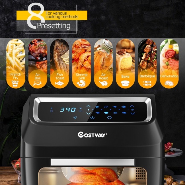 1700W 8-In-1 Electric Air Fryer With Accessories
