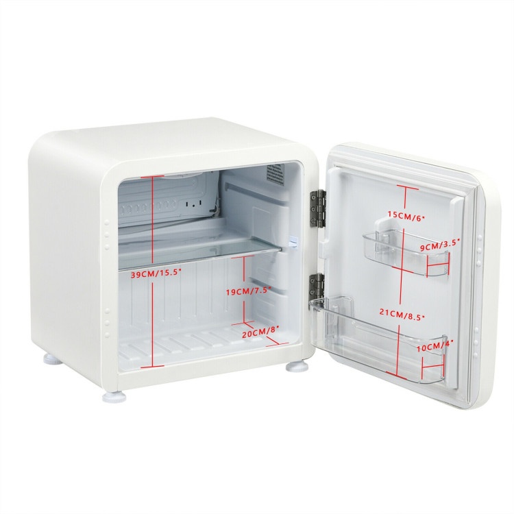 1.6 Cubic Feet Compact Refrigerator With Reversible Door