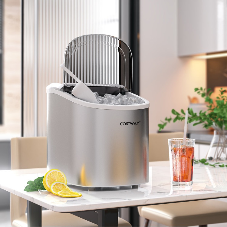 2.2 L Portable Ice Cube Maker With Bullet-Shaped Ice Cube