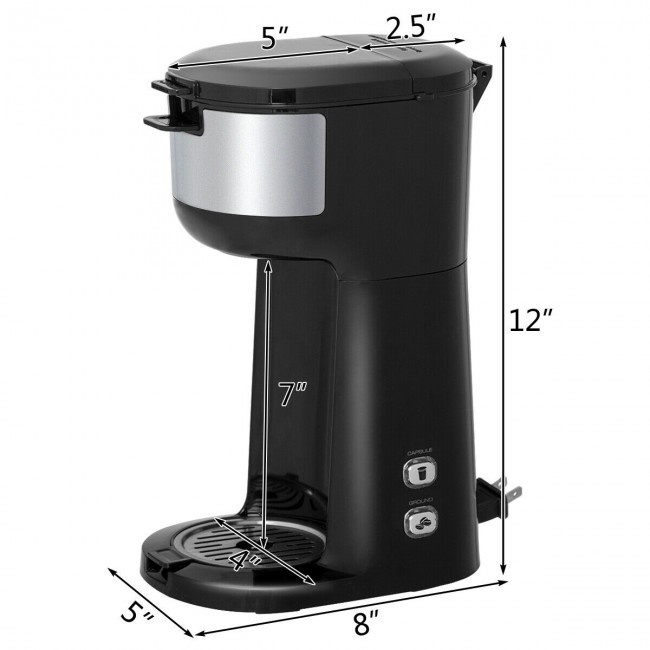 Portable Coffee Maker For Ground Coffee And Coffee Capsule