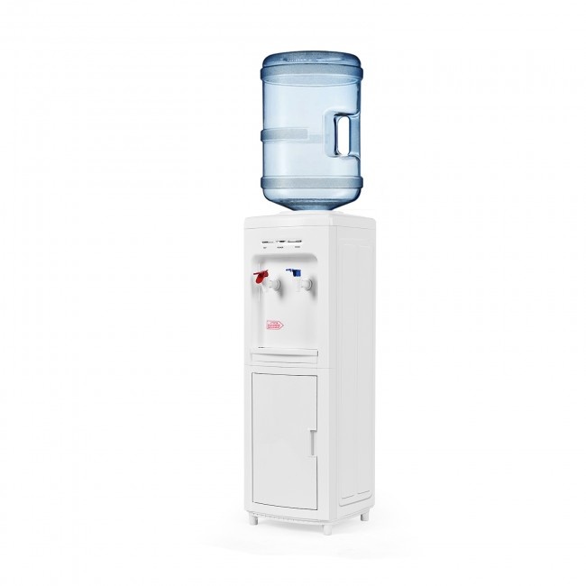 5 Gallons Hot And Cold Water Cooler Dispenser With Child Safety Lock