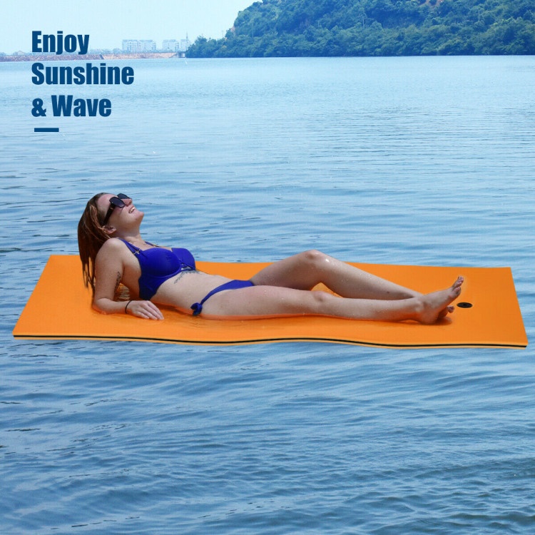3-Layer Tear-Resistant Relaxing Foam Floating Pad