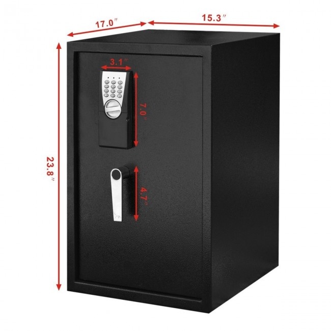 17 X 15 X 23 Inch Digital Keypad Depository Safe Electronic Security Cash/Jewel