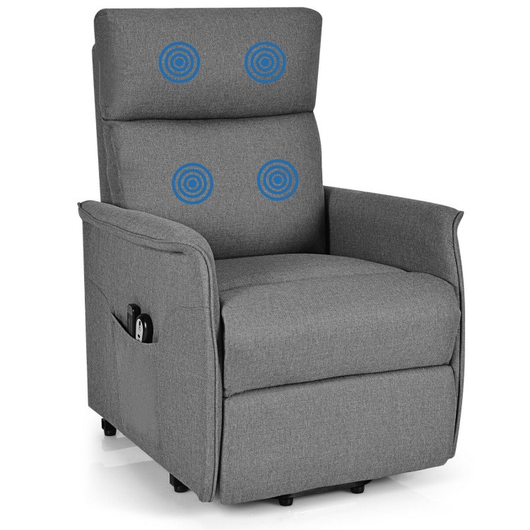 Power Lift Massage Recliner Chair For Elderly With Heavy Padded Cushion