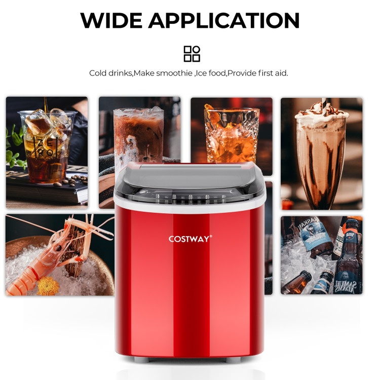 2.2 L Portable Ice Cube Maker With Bullet-Shaped Ice Cube