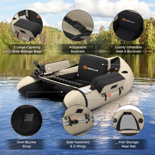 Image gallery for Cumberland Inflatable Fishing Float Tube