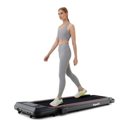 2 In 1 Folding Treadmill With Incline With Remote Control