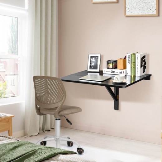 Wall Mounted Folding Table for Small Spaces - 31.5 x 23.5