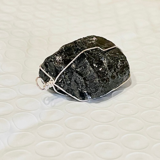 Black Tourmaline Natural Pendant