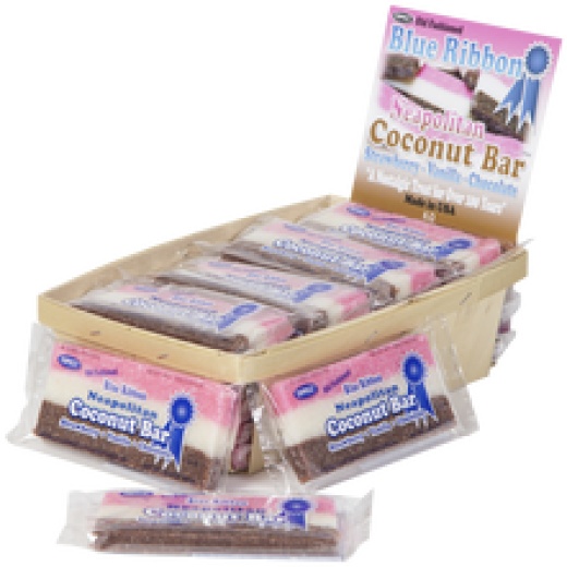 Neapolitan Coconut Bars 24 Count