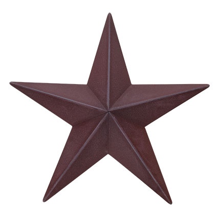 Burgundy Barn Star, 48 Inch