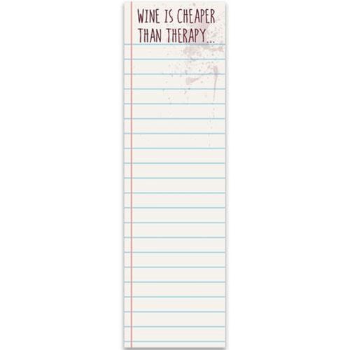 Wine Therapy Notepad