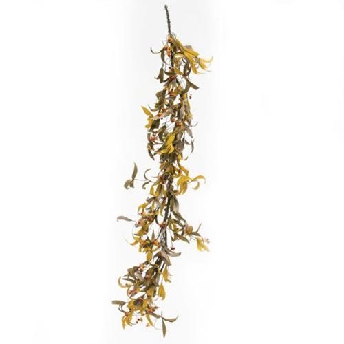 Fall Herbs & Bittersweet Garland