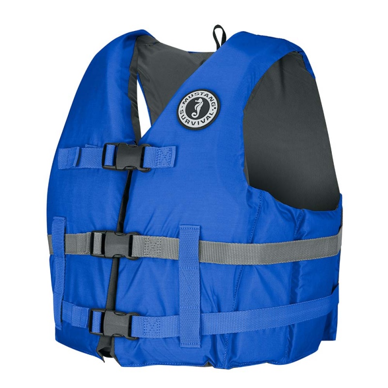 Mustang Livery Foam Vest - Blue - X-Small/Small