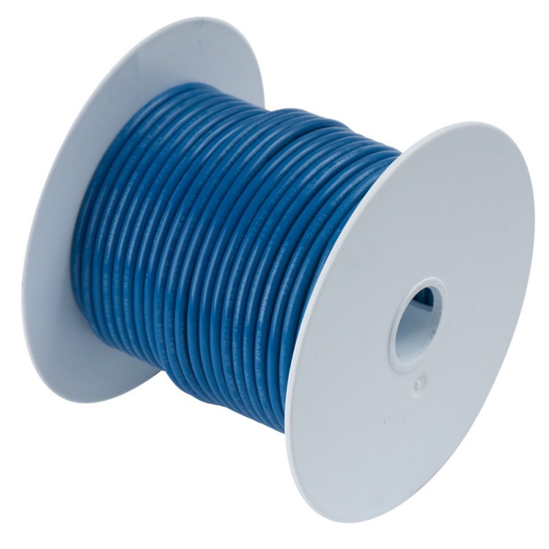 Ancor Dark Blue 18 Awg Tinned Copper Wire - 100'