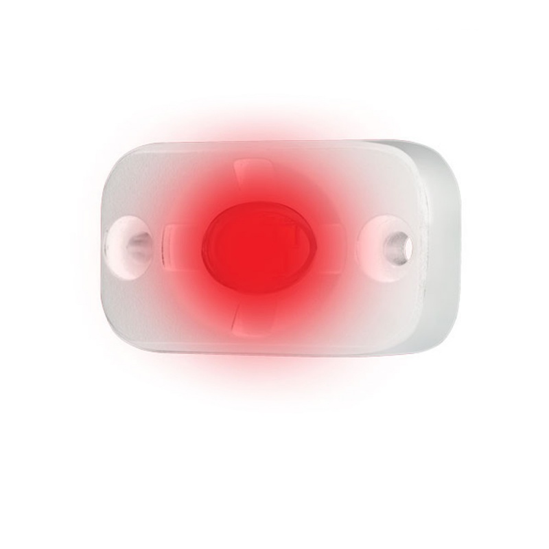 Heise Marine Auxiliary Accent Lighting Pod - 1.5" X 3" - White/Red