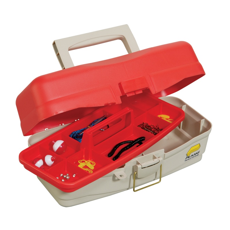 Plano Take Me Fishing™ Tackle Kit Box - Red/Beige