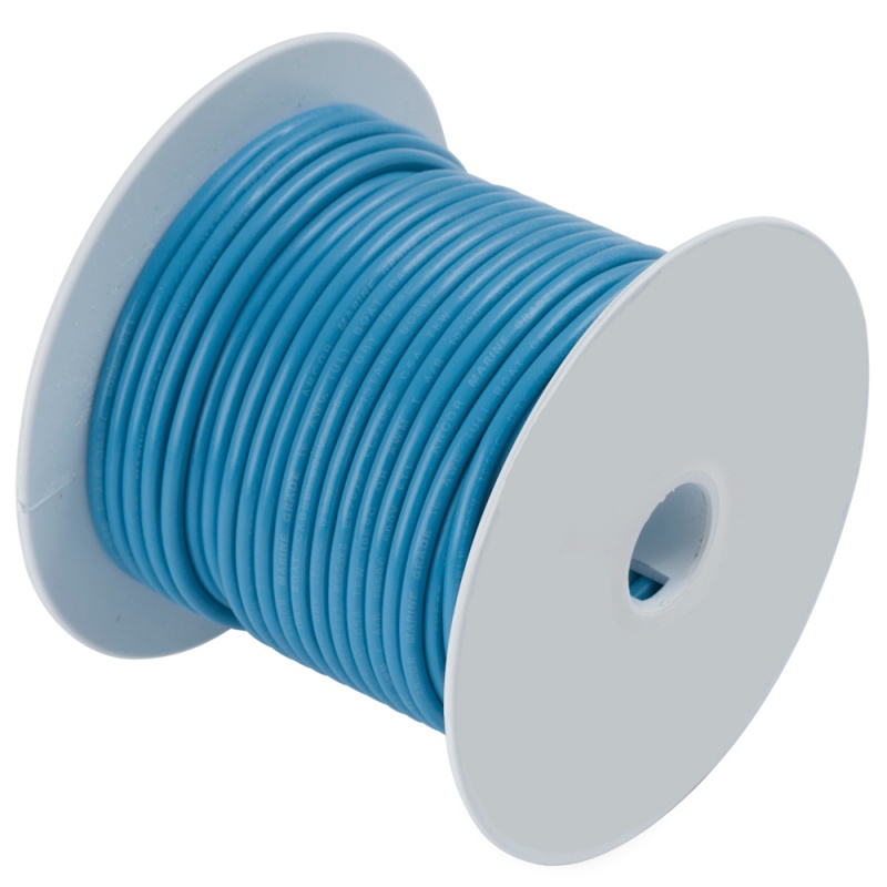 Ancor Light Blue 16 Awg Tinned Copper Wire - 100'