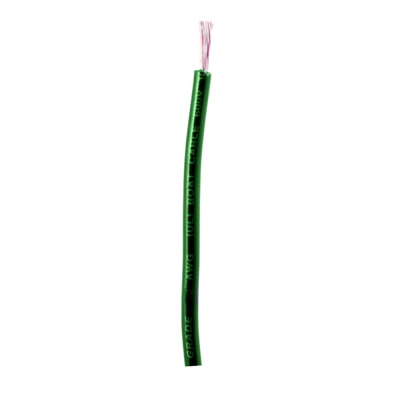 Ancor Green 6 Awg Battery Cable - Sold By The Foot