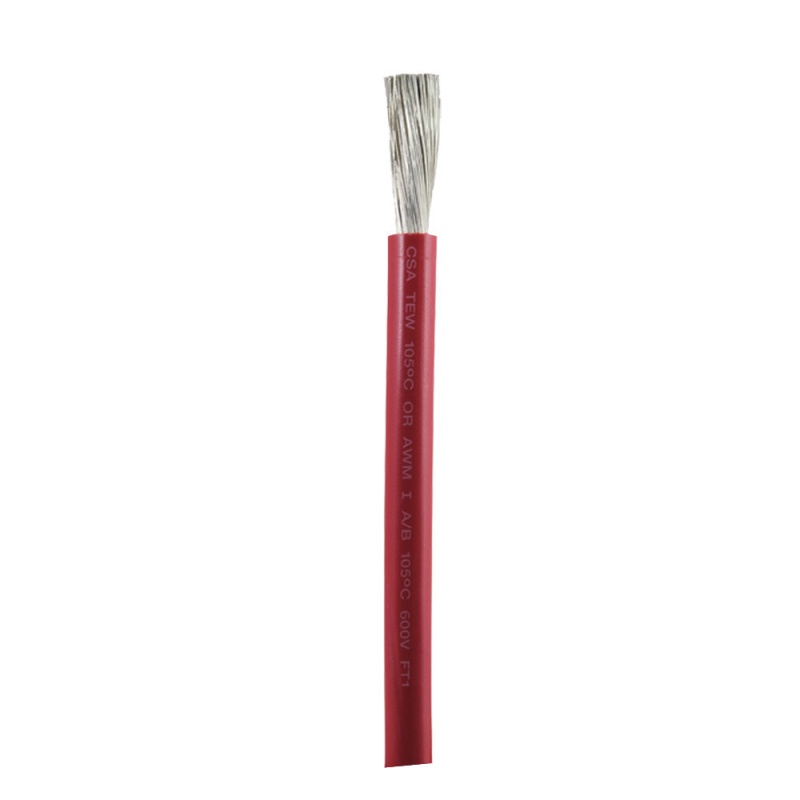 Ancor Red 1 Awg Battery Cable - Sold By The Foot