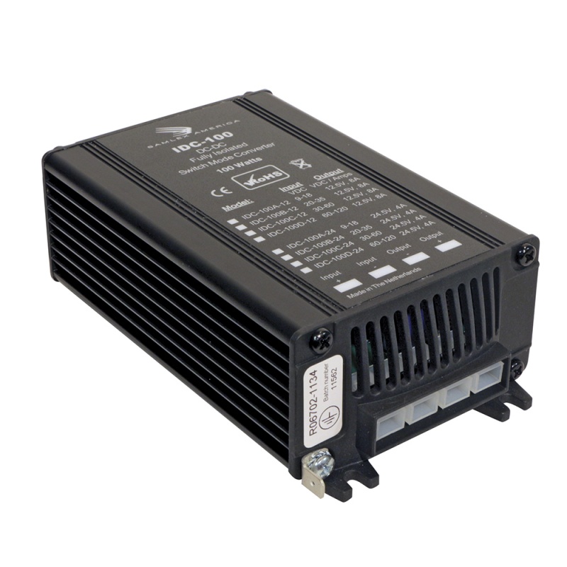 Samlex 100W Fully Isolated Dc-Dc Converter - 4A - 9-18V Input - 24V Output