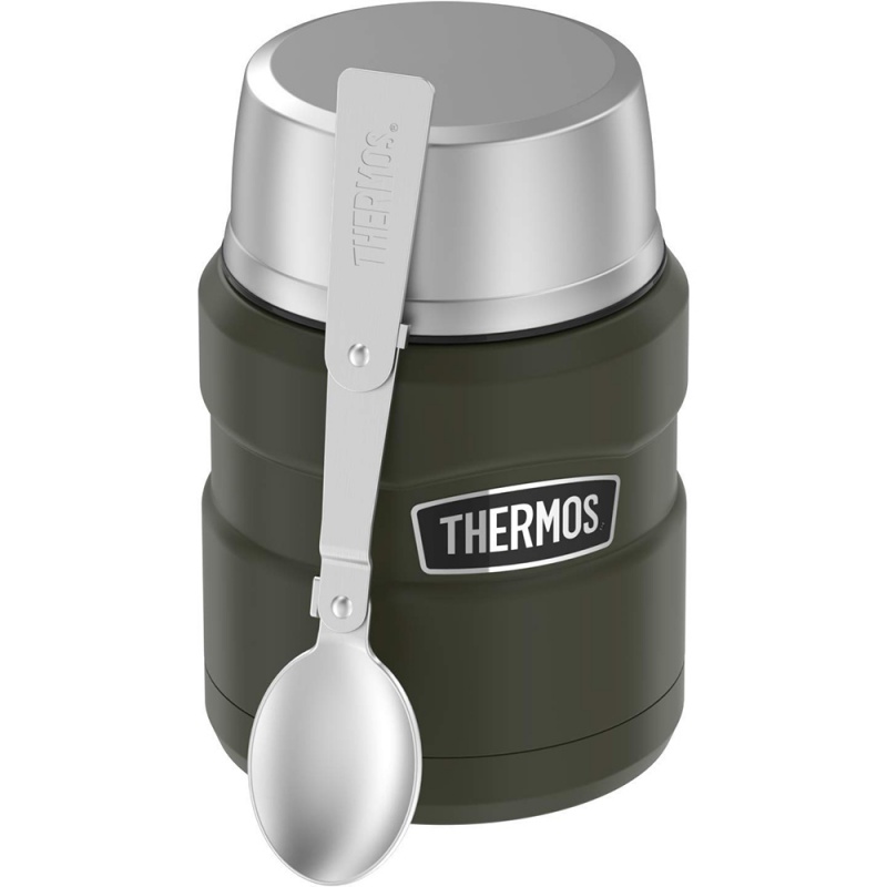Thermos Stainless King™ Vacuum Insulated Stainless Steel Food Jar - 16Oz - Matte Army Green