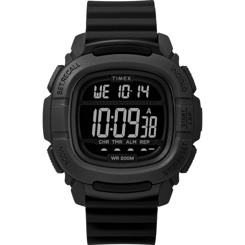 Timex Dgtl Bst.47 Boost Shock Watch - Black