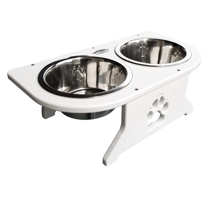 Deep Blue Marine Small Starboard Dog Dish with Bowls