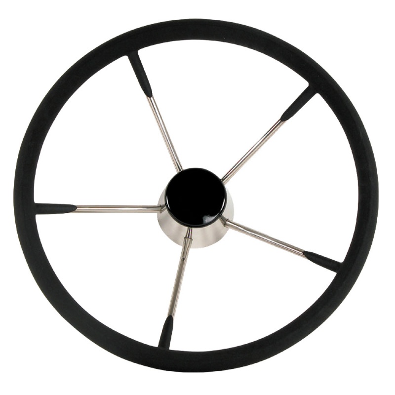 Whitecap Destroyer Steering Wheel - Black Foam - 13-1/2" Diameter