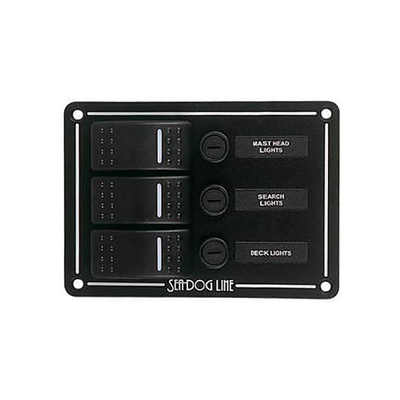Sea-Dog Switch Panel 3 Circuit