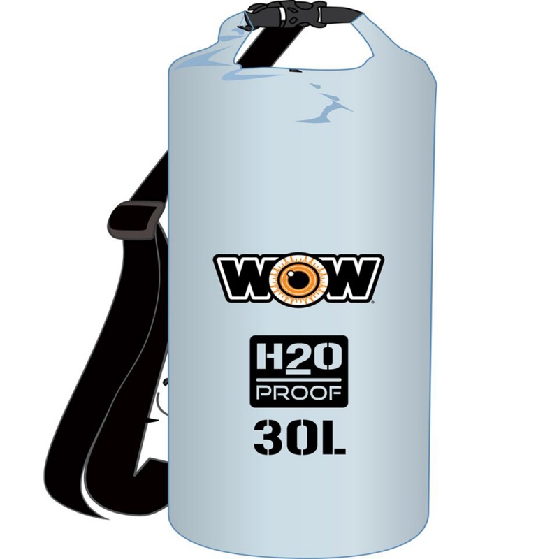 Wow Watersports H2o Proof Dry Bag - Clear 30 Liter
