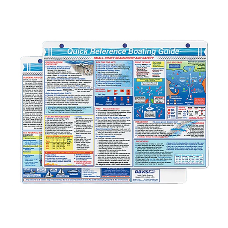 Davis Quick Reference Boating Guide Card