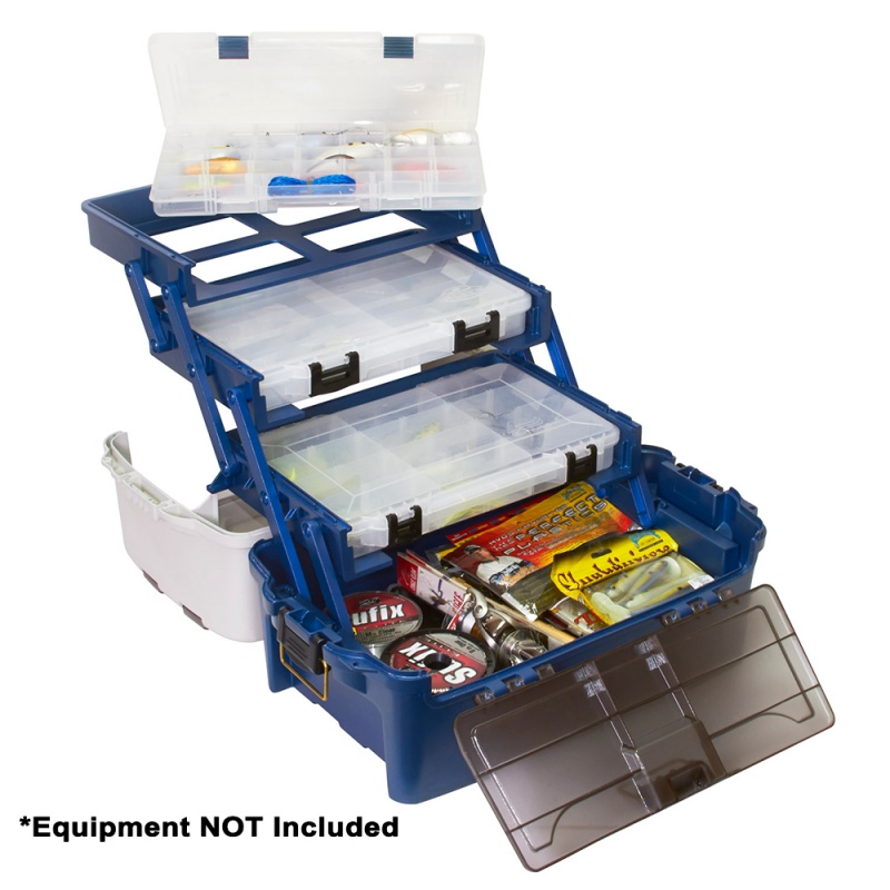 Plano Hybrid Hip 3-Stowaway® Tackle Box 3700 - Blue