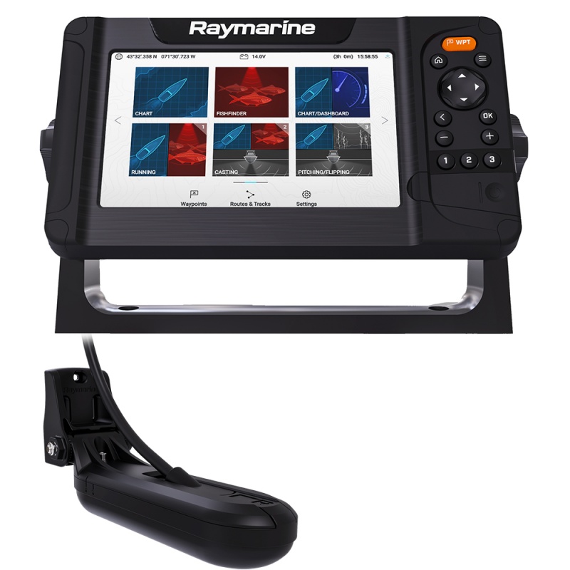Raymarine Element™ 7 Hv Combo W/Hv-100 Transducer & Nav+ Us & Canada Chart