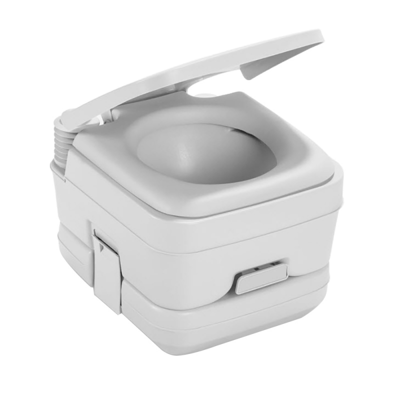 Dometic 964 Msd Portable Toilet W/Mounting Brackets - 2.5 Gallon - Platinum