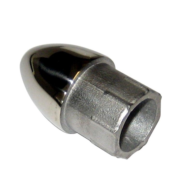 Whitecap Bullet End - 316 Stainless Steel - 7/8" Tube O.D