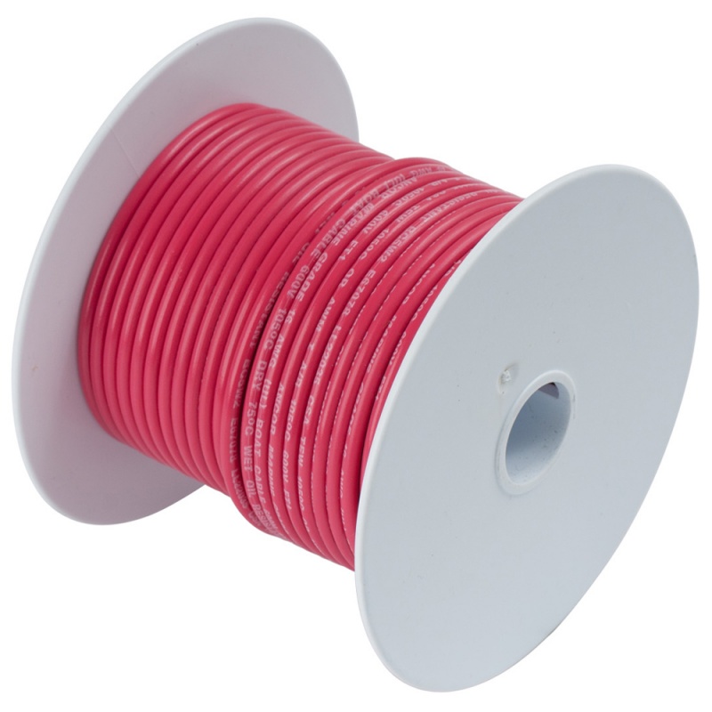 Ancor Red 18 Awg Tinned Copper Wire - 250'