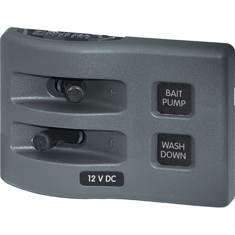 Blue Sea 4303 Weatherdeck® 12V Dc Waterproof Switch Panel - 2 Position