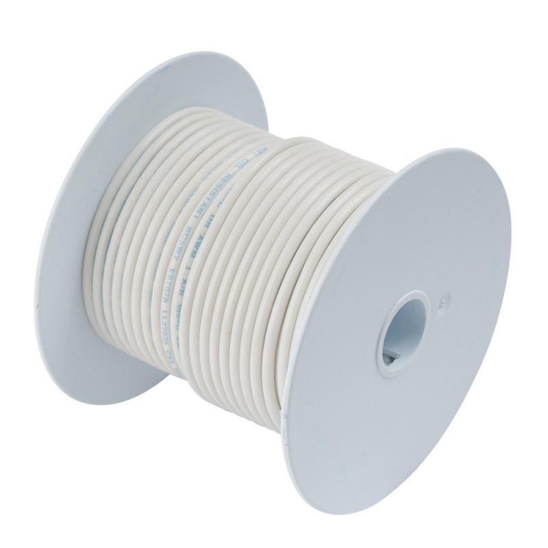 Ancor White 6 Awg Tinned Copper Wire - 250'