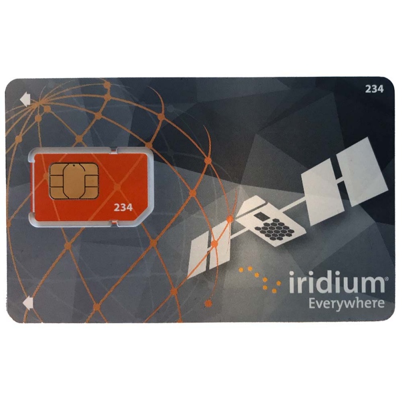 Iridium Post Paid Sim Card Activation Required - Orange