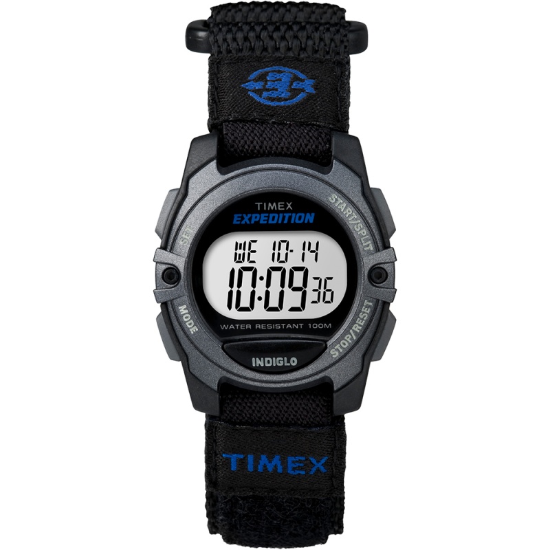 Timex Expedition® Digital Core Fast Strap - Black/Blue