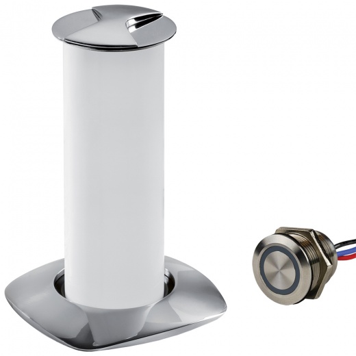 Sea-Dog Aurora Stainless Steel Led Pop-Up Table Light - 3W W/Touch Dimmer Switch