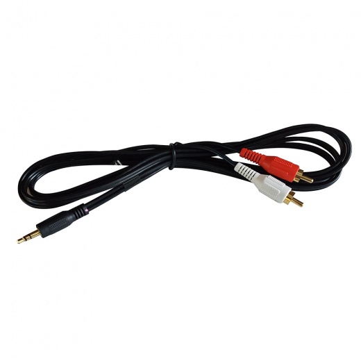 Fusion Ms-Cbrca3.5 Input Cable - 1 Male (3.5mm) to 2 Male RCA