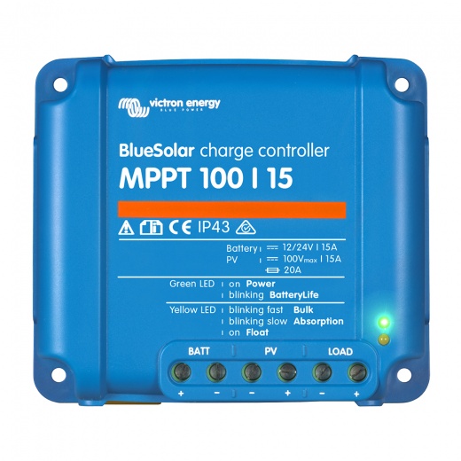 Victron Bluesolar MPPT Charge Controller 100V 15Amp UL Approved