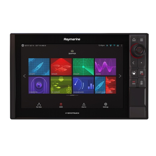 Raymarine Axiom Pro 12 RVX MFD with RealVision 3D and 1kW CHIRP Sonar - Navionics+ Chart