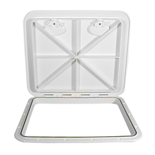 Beckson 18X21 Rectangular Hatch - White - ASA Material Acrylonitrile Styrene Acrylate
